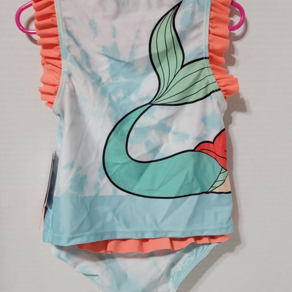 Disney Princess Ariel & Flounder Girls 2PC Swimsuit Set UPF 50+ Size 5T NWT - Picture 4 of 11
